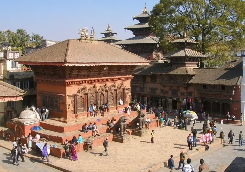 Pagoda temples in Kathmandu Durbar Square