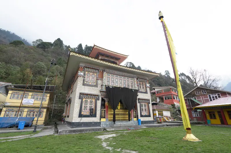 The monastery at Lachen in North Sikkim